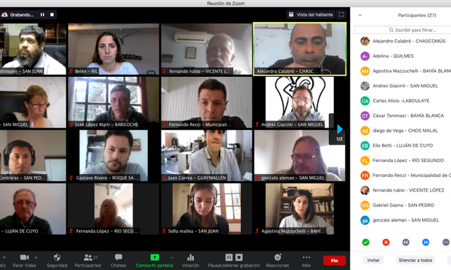 Panel de intercambio sobre el abordaje en los municipios de la infraestructura de fibra óptica