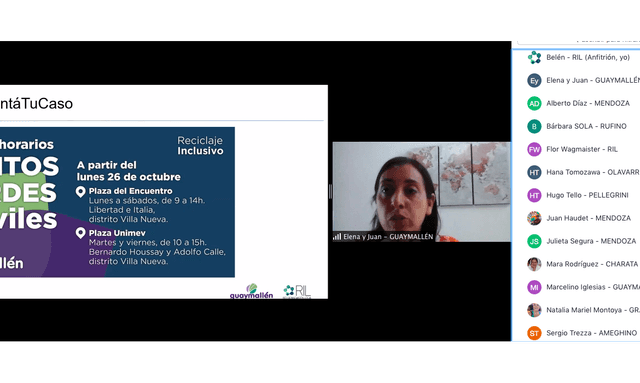 Profundizando en el Programa de reciclaje inclusivo de Guaymallén en la Comunidad de Ambiente