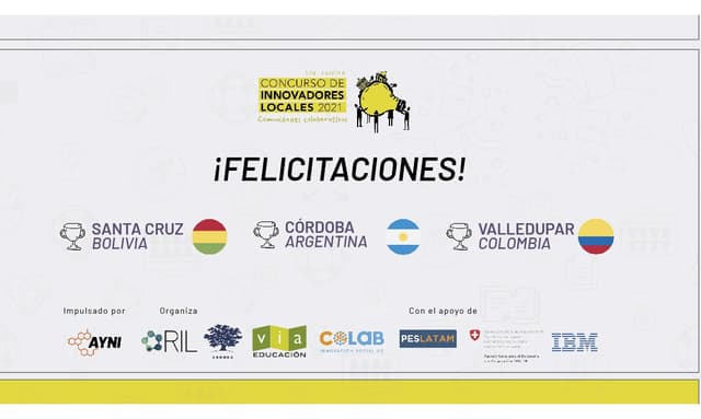 ¡Terminó la quinta edición del Concurso de Innovadores Locales!