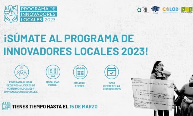 ¿YA TE SUMASTE AL PROGRAMA DE INNOVADORES LOCALES 2023? 