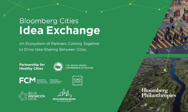SUMA TU CIUDAD AL BLOOMBERG CITIES IDEA EXCHANGE